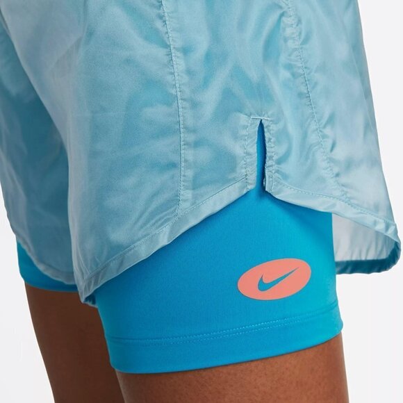 NWT! Nike Women's Icon Clash Tempo Luxe Mid-Rise Athletic Shorts - Multiple Size - Picture 4 of 9